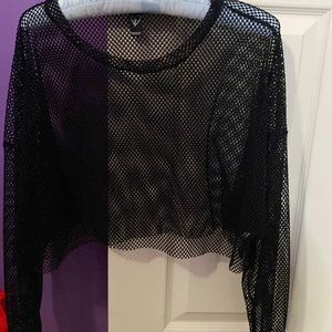 💚Windsor Fishnet Shirt